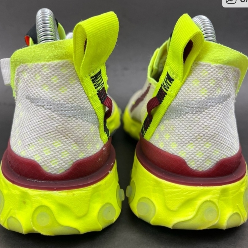 Nike Kids Sneakers in Neon Yellow and Red